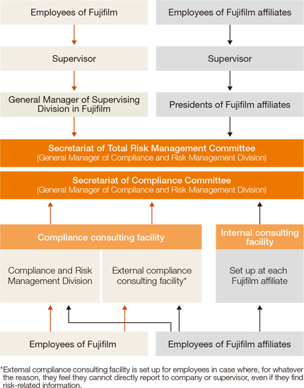 [Image]リSystem of Collect Information on Risk and Compliance Consulting (Fujifilm)