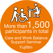 [Image]Fujifilm Care and Work Balance Support Seminar More than1,500 participants in total