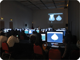 [photo]Mammography seminars for doctors were held across Latin America. This photo: Mexico.